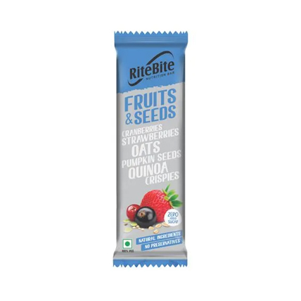 Rite Bite Protein Bar Fruits & Seeds